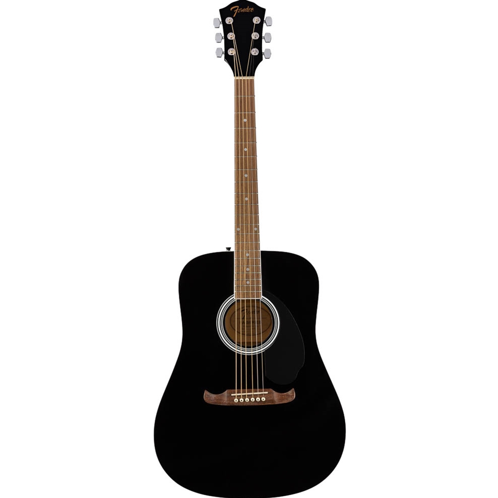 Fender 0971210706 FA-125 Dreadnought Acoustic Guitar w/Gig Bag - Black