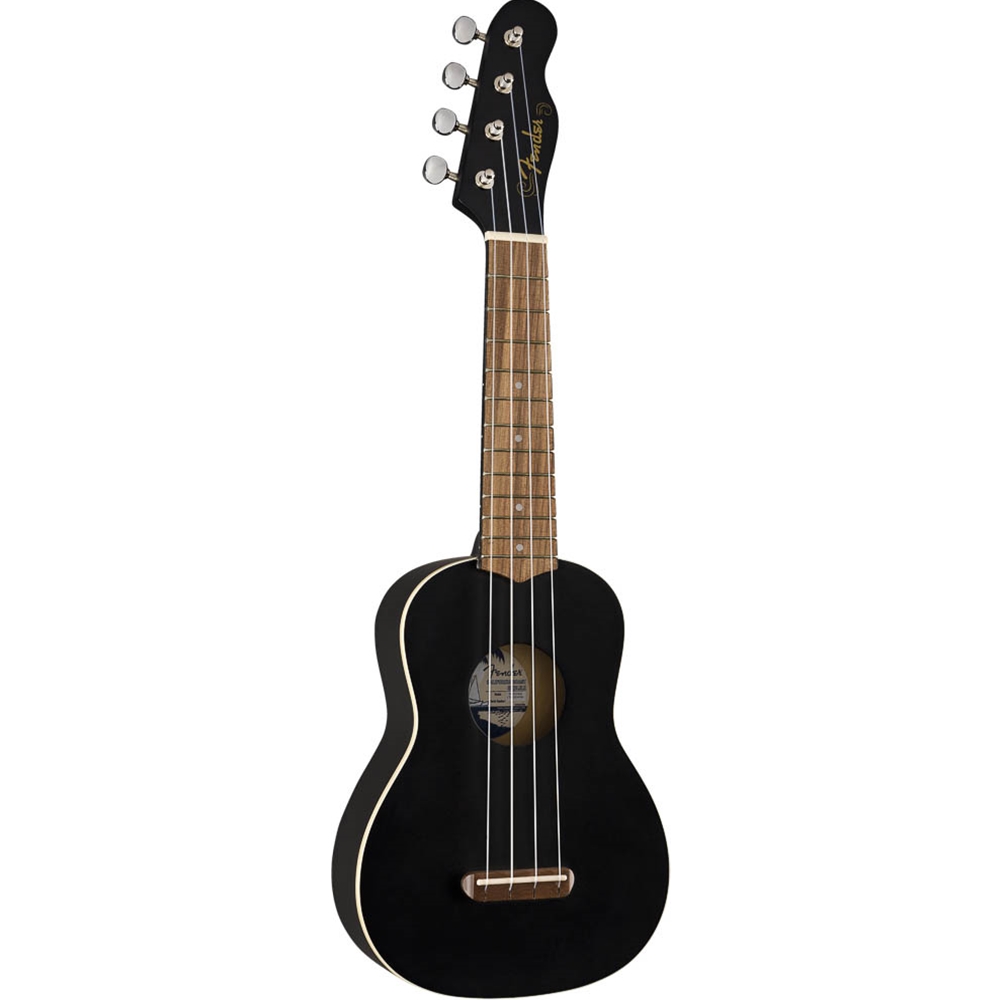 Fender 0971610706 Venice Soprano Ukulele - Black