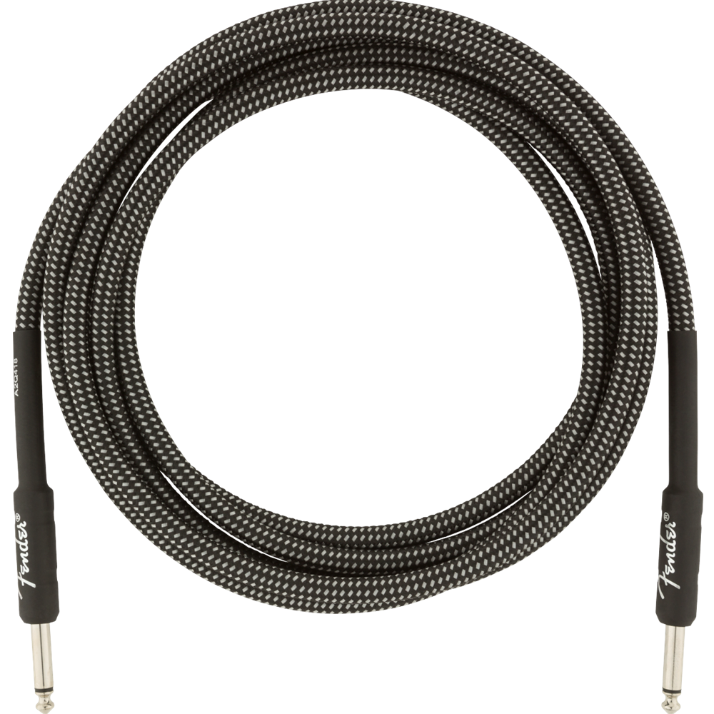 Fender 0990820062 Professional Series Instrument Cables - 10' - Gray Tweed