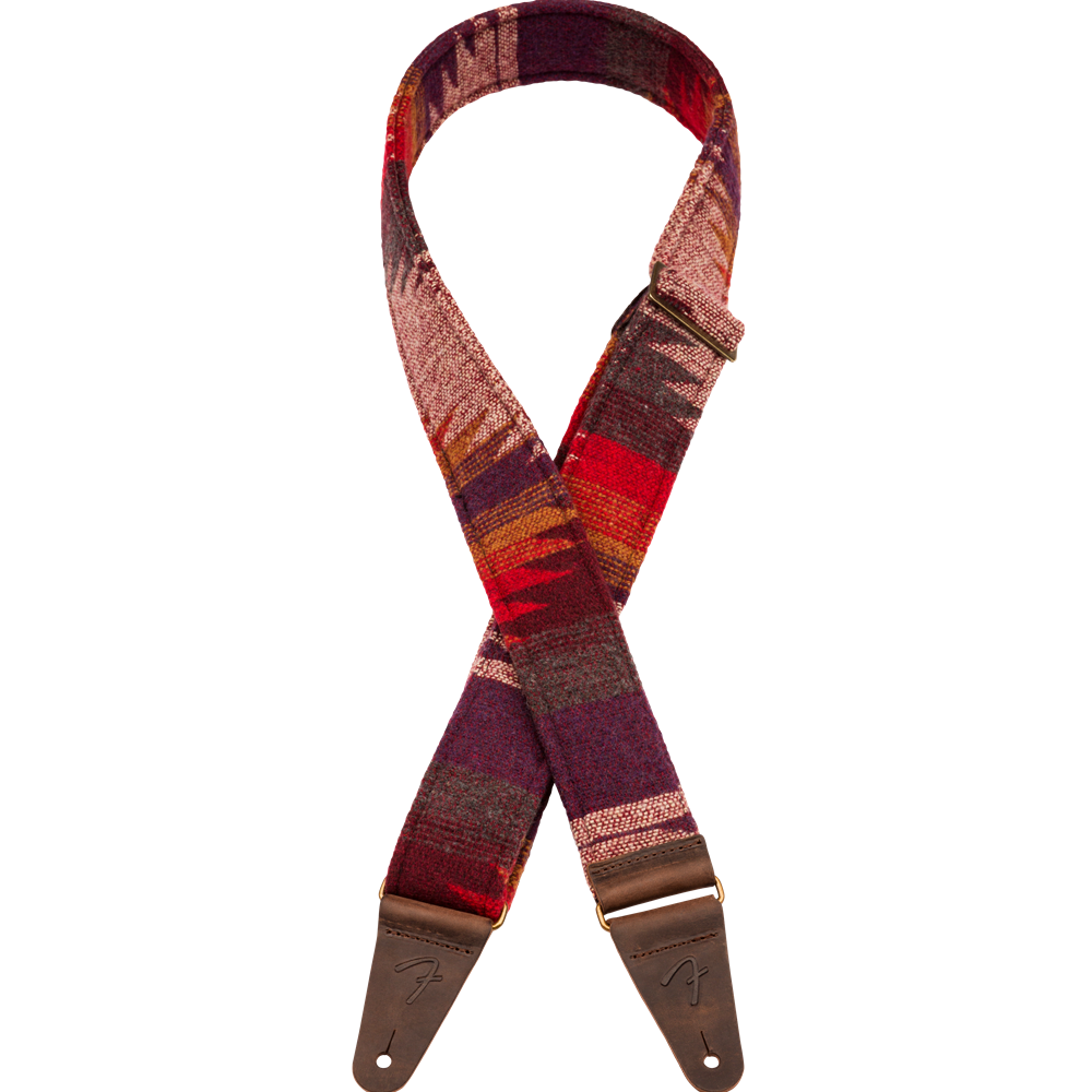 Fender 0992132548 Zion Guitar Strap - Purple Aztec - 2"