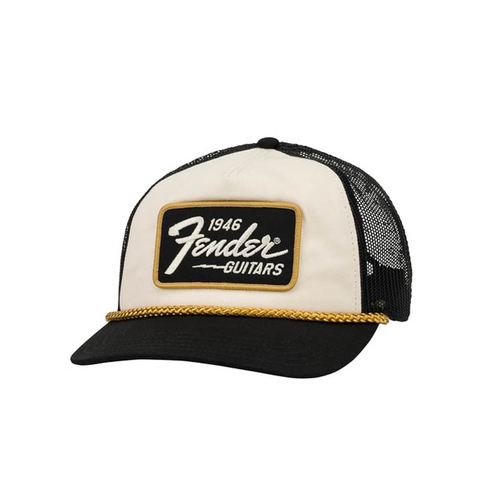 9122421201 Fender® 1946 Gold Braid Hat - Cream/Black