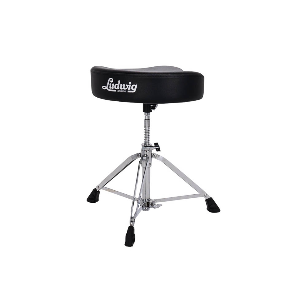 Ludwig LP50TH Pro Saddle Drum Throne - Black