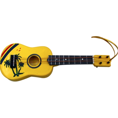 AM Gifts  39155 Yellow Ukulele Ornament