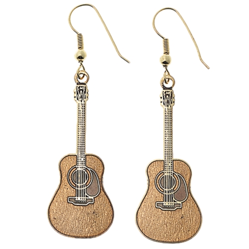 AM Gifts  E13 Martin D-45 Guitar Earrings