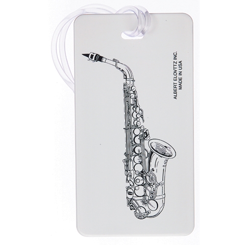 AM Gifts  1708-00 Saxophone Hard Plastic ID Tag