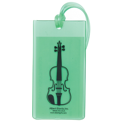 AM Gifts  31507 Violin Soft Rubber ID Tag