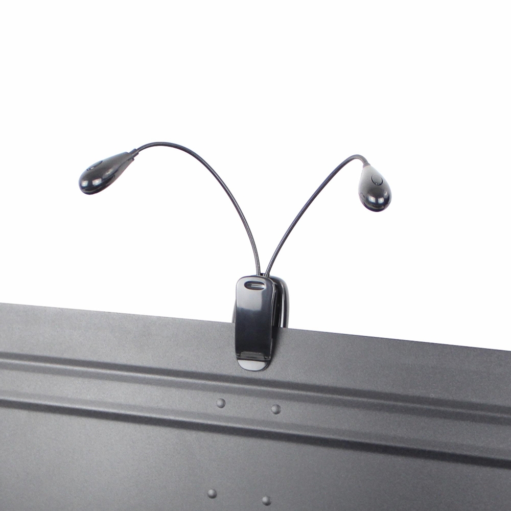 Hamilton Stands KB9502 Dual Gooseneck Music Stand Light