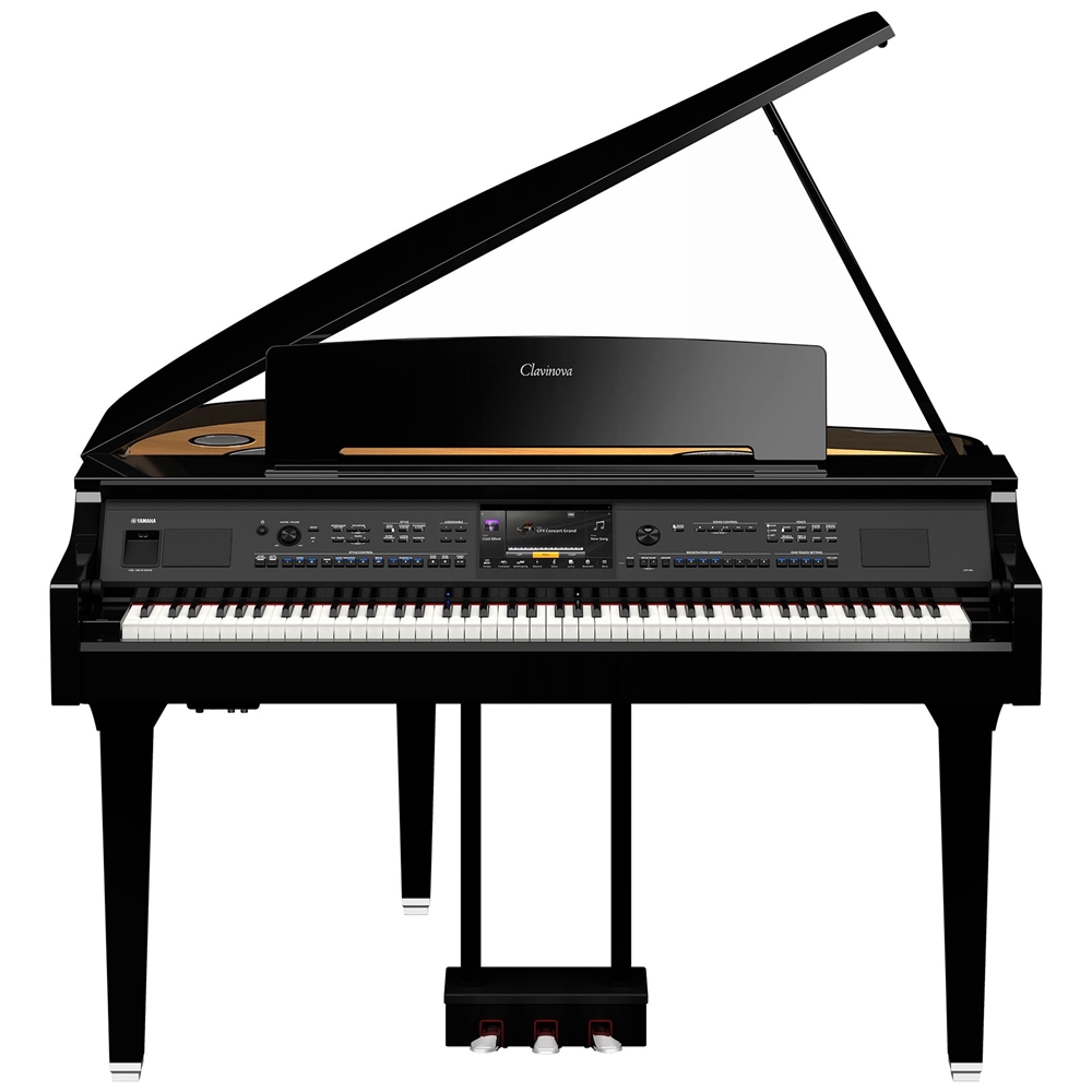 Yamaha CVP909GP Clavinova Flagship Ensemble Digital Grand Piano With Bench, Polished Ebony - $1,000 MARKDOWN!