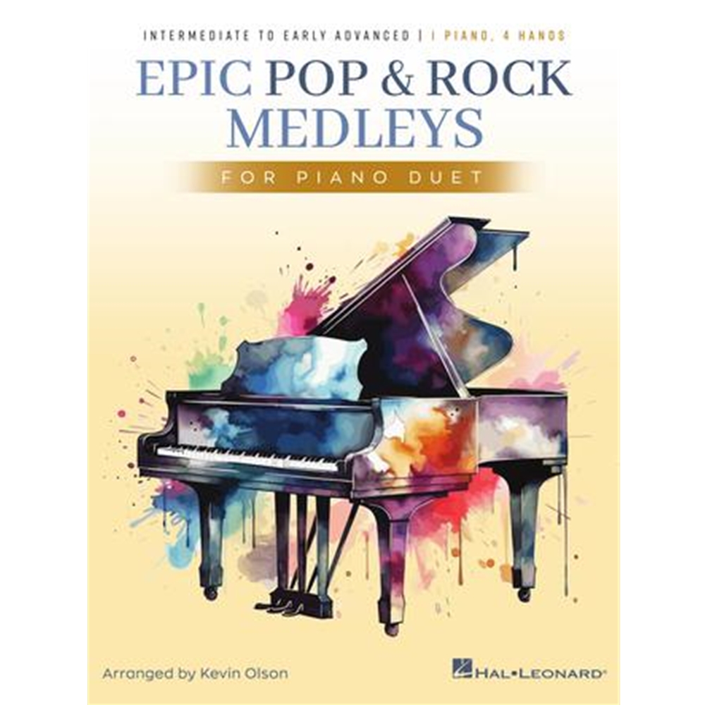 Epic Pop and Rock Medleys for Piano Duet