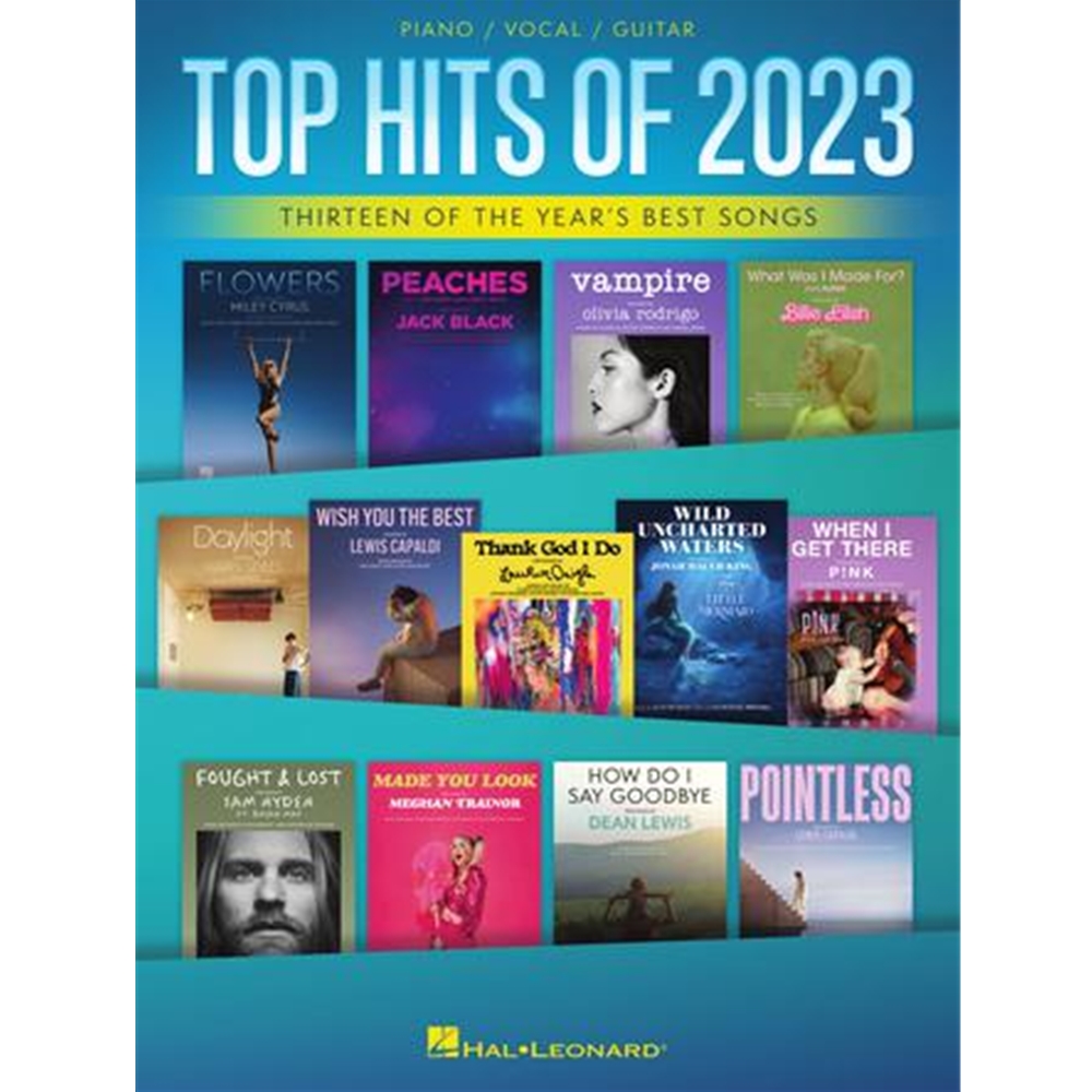 Top Hits of 2023 Piano/Vocal/Guitar