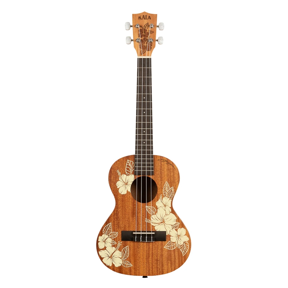 Kala KA-HIBISCUS-T_W/BAG Hibiscus Mahogany Tenor Ukulele w/ Bag