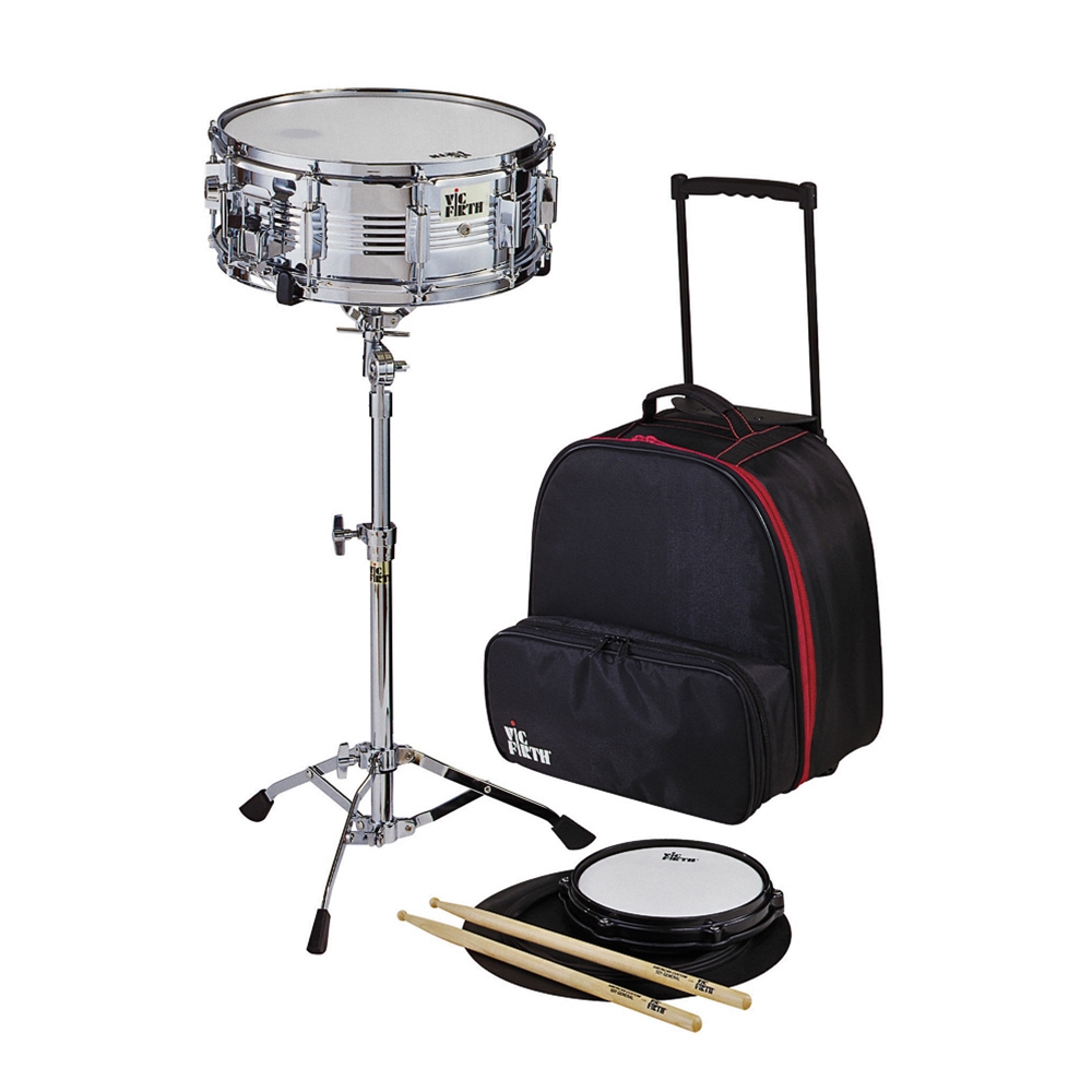 Vic-Firth V6806-U Snare Drum Kit with Wheeled Bag