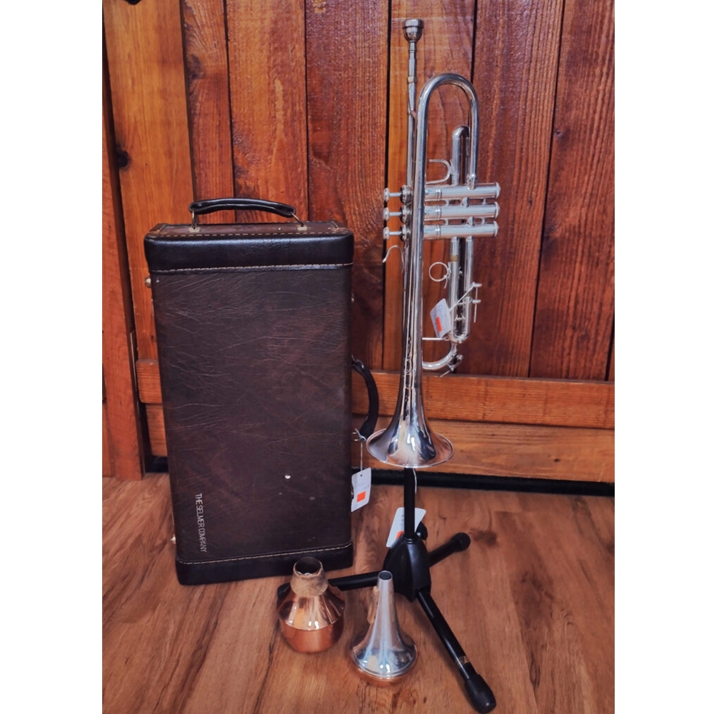 Bach 180S37 Professional Bb Stradivarius Silver Trumpet With Case, Previously Owned