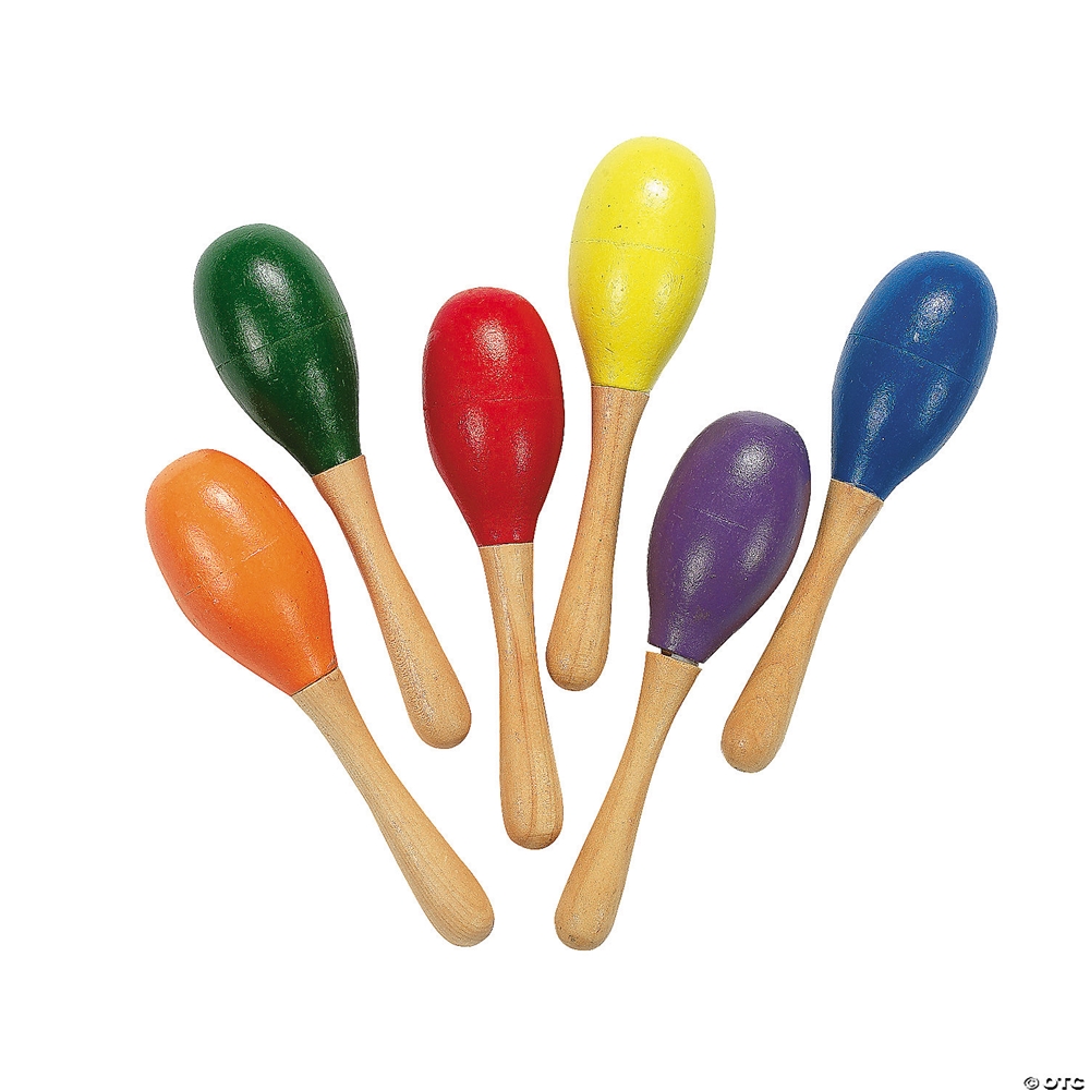 NW Music 27/1070 Small Painted Maraca Pair