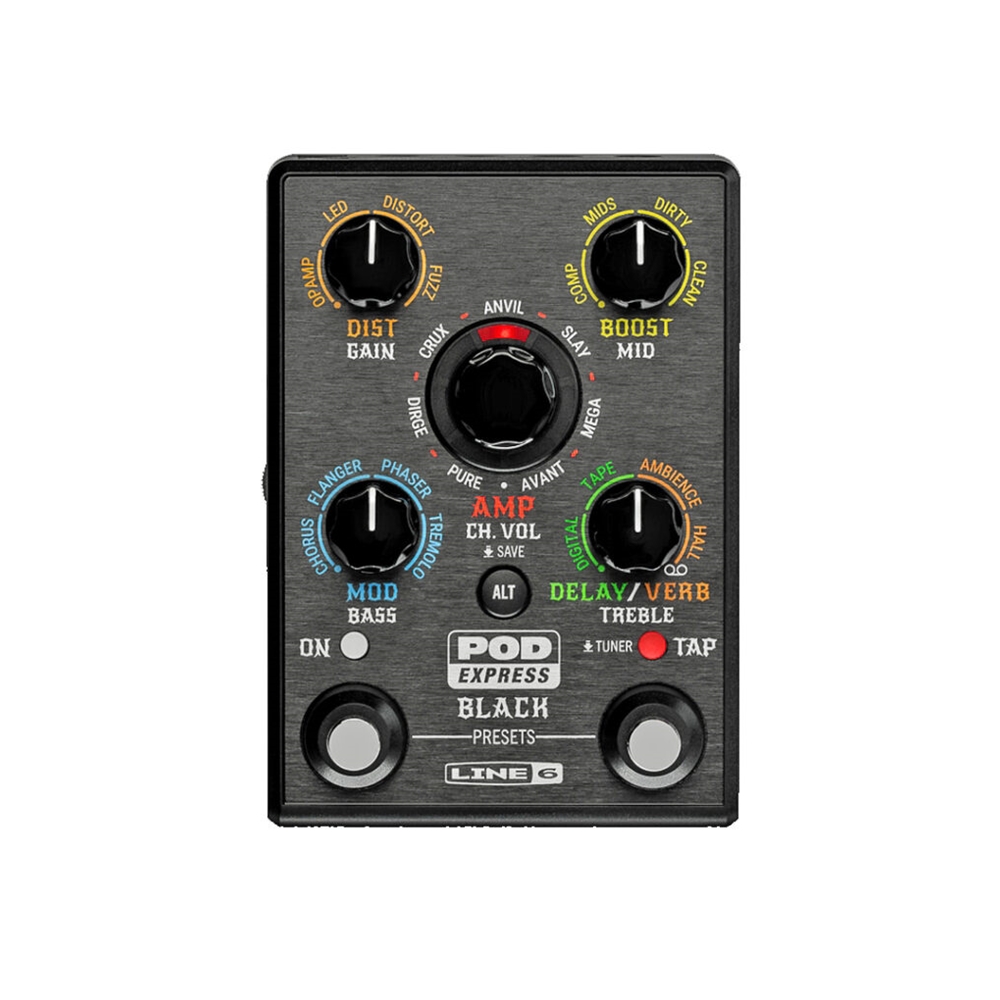 Line 6 POD-EG-B POD Express Black Pedal