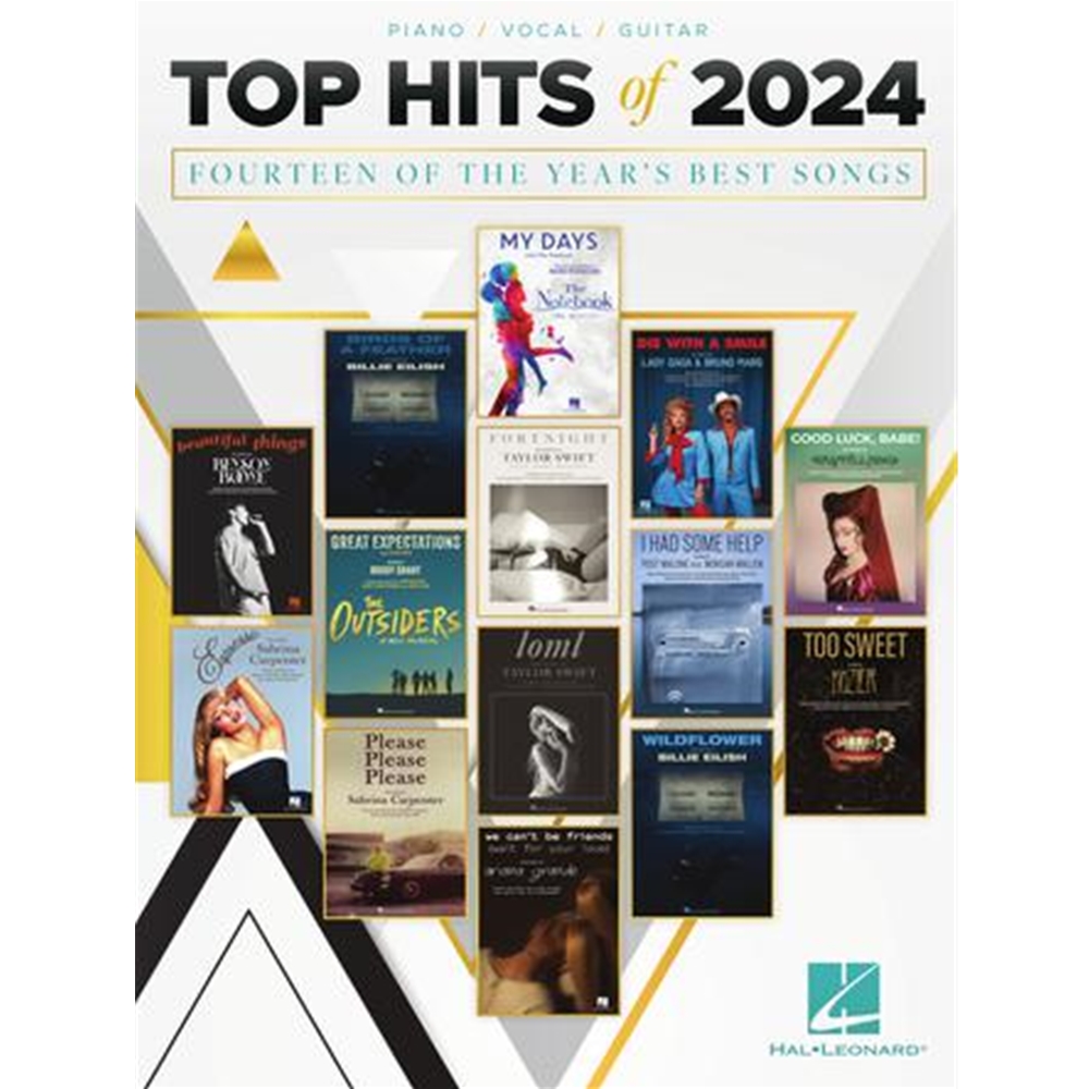 Top Hits of 2024 Piano/Vocal/Guitar