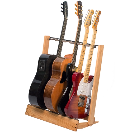 String Swing CC34 Oak 5-Guitar Floor Rack