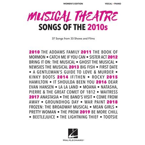 Musical Theatre Songs of the 2010s