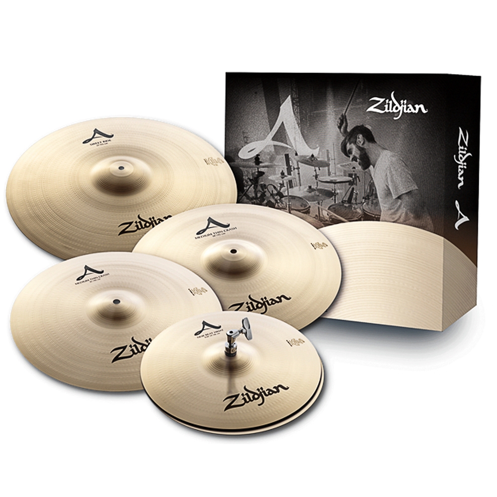 A391 A Zildjian Sweet Ride Cymbal Pack 14" Hihat, 16", 18", 21"